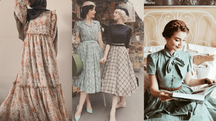 Vintage clothing styles